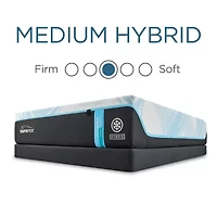 TEMPUR-Pedic LuxeBreeze 2.0 13" Medium Hybrid Tight Top - Mattress Only