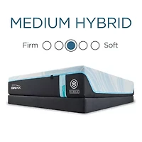 TEMPUR-Pedic ProBreeze 2.0 12" Medium Hybrid Tight Top - Mattress + Box Spring