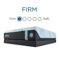TEMPUR-Pedic LuxeBreeze 2.0 13" Firm Tight Top - Mattress + Box Spring