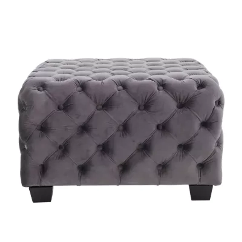 Jaymee Tufted Ottoman