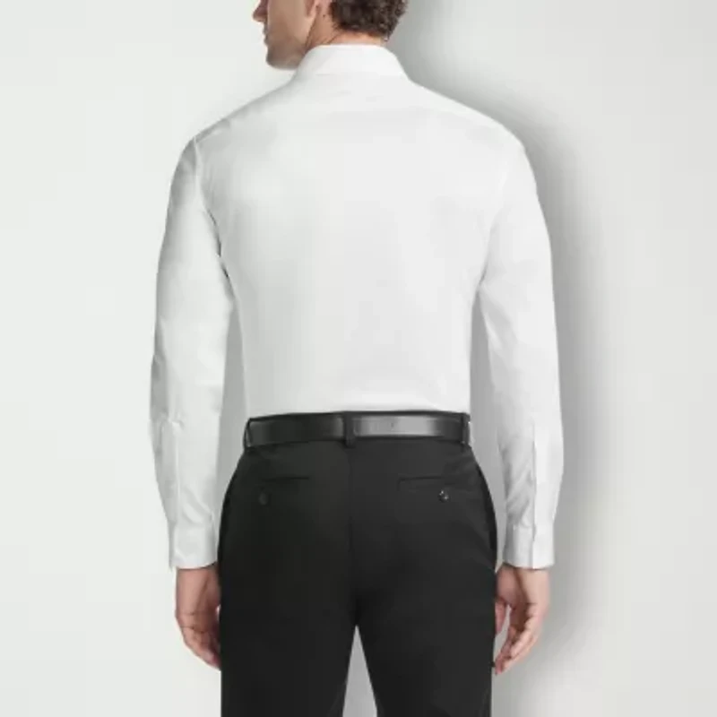 Van Heusen Ultra Flex Mens Slim Fit Wrinkle Free Long Sleeve Dress Shirt