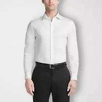 Van Heusen Ultra Flex Mens Slim Fit Wrinkle Free Long Sleeve Dress Shirt