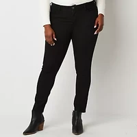 St. John's Bay Womens Plus Secretly Slender Skinny Jean