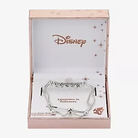 Disney Classics Womens Crystal Bar Mickey Mouse Bolo Bracelet