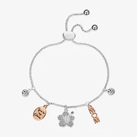 Disney Classics Mom Ohana Womens Crystal Lilo & Stitch Bolo Bracelet