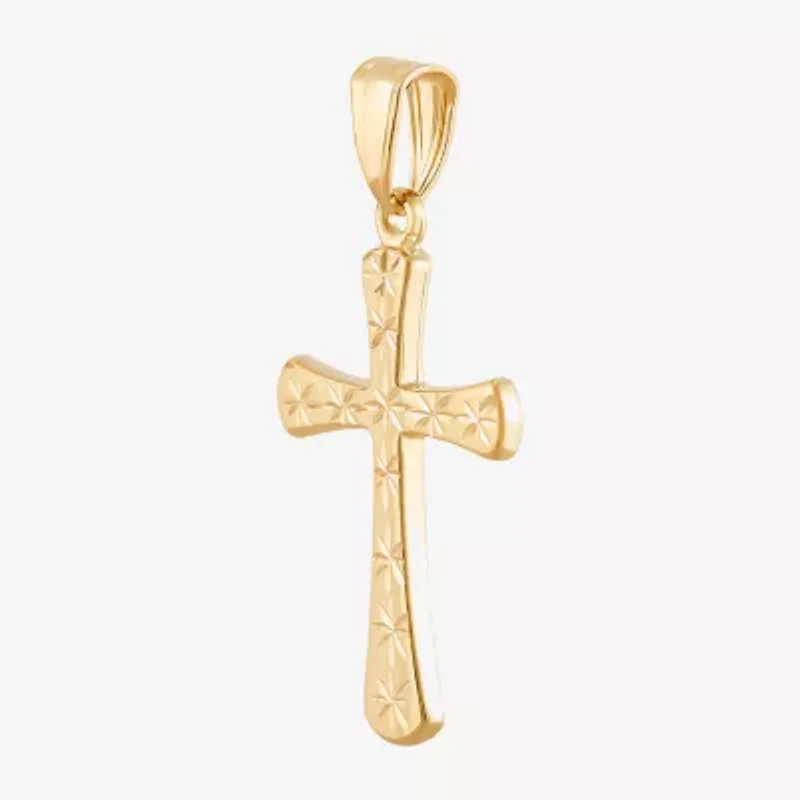 Unisex Adult 14K Gold Cross Pendant