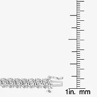 (I1/ I) Womens 1 CT. T.W. Lab Grown White Diamond Sterling Silver 7.5 Inch Tennis Bracelet
