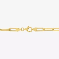 Diamond Addiction (G-H / I1-I2) Womens 1/2 CT. T.W. Lab Grown White Diamond 14K Gold Over Silver Sterling Silver Paperclip 18 Inch Pendant Necklace