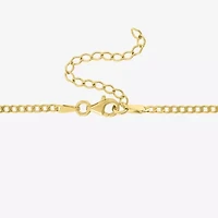 Diamond Addiction (G-H / Si2-I1) Womens 1/10 CT. T.W. Lab Grown White Diamond 14K Gold Over Silver Sterling Silver Bar 18 Inch Pendant Necklace