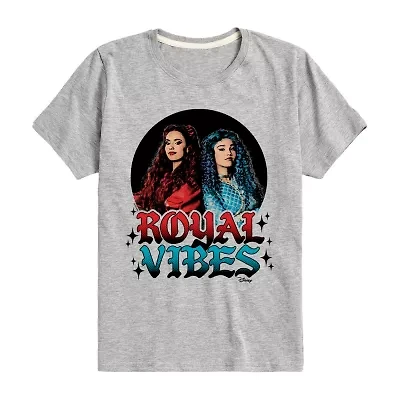 Big Kid Girls Crew Neck Short Sleeve Descendants T-Shirt