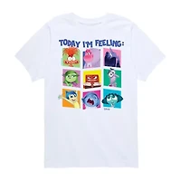 Big Kid Girls Crew Neck Short Sleeve Inside Out T-Shirt