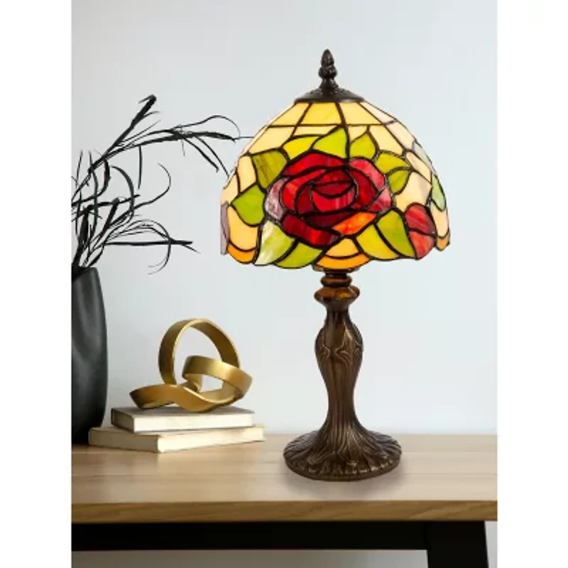 Dale Tiffany Flora Rose Desk Lamp