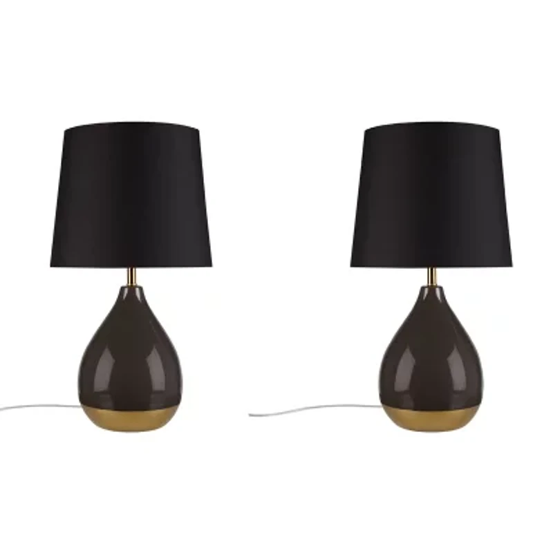 510 Design 21.5 Liora 2-Tone 2-pc. Lamp Set