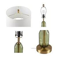 510 Design 26.5" Zirconia Faceted Glass Table Lamp