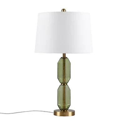 510 Design 26.5" Zirconia Faceted Glass Table Lamp