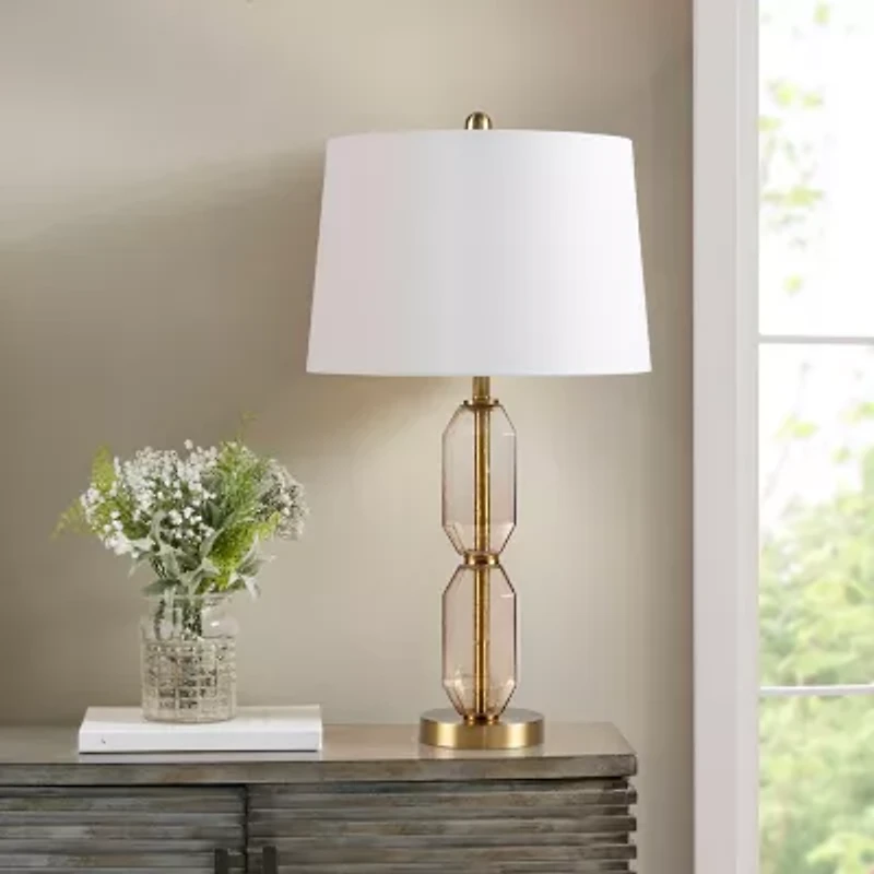 510 Design 26.5" Zirconia Faceted Glass Table Lamp