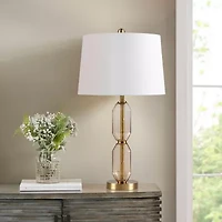 510 Design 26.5" Zirconia Faceted Glass Table Lamp