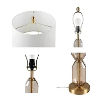 510 Design 26.5" Zirconia Faceted Glass Table Lamp