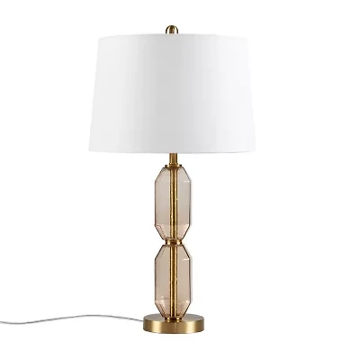 510 Design 26.5" Zirconia Faceted Glass Table Lamp
