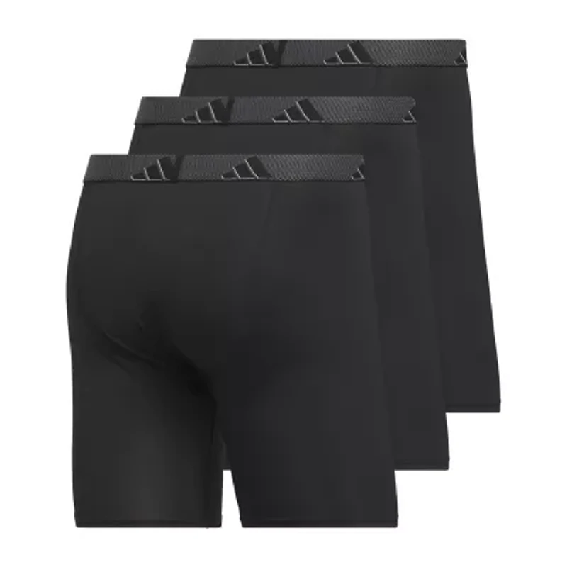 adidas Performance Microfiber Mens Big and Tall 3 Pack Boxer Briefs 5158597