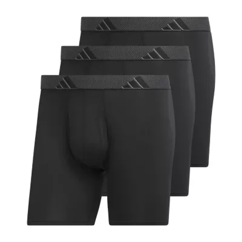 adidas Performance Microfiber Mens Big and Tall 3 Pack Boxer Briefs 5158597