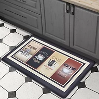 Achim Cozy Cafe Anti Fatigue 18"X30" Kitchen Mat