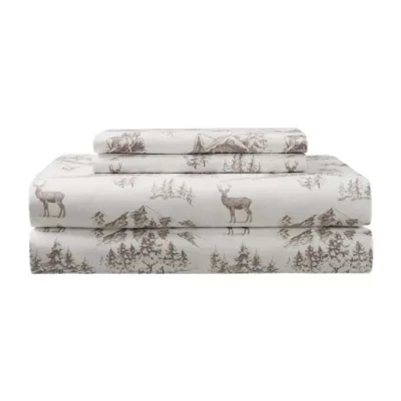 Bearpaw Polyester Flannel Sheet Set, JCPenney Exclusive