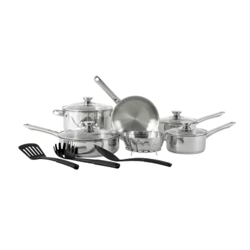 Cooks Stainless Steel 13-pc. Cookware Set