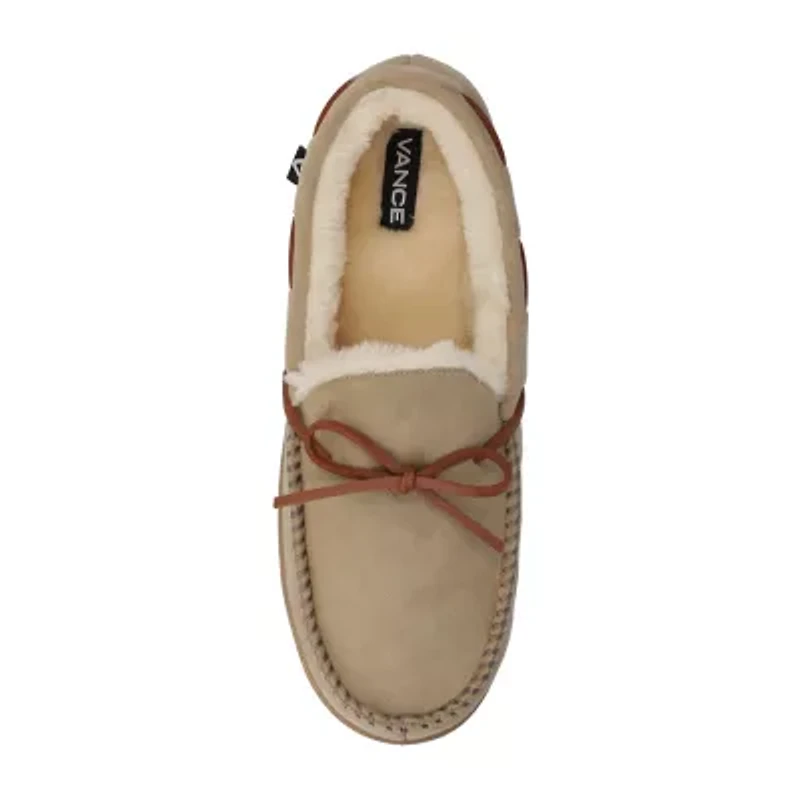 Vance Co Mens Moc Closed Toe Slip-On Shoe