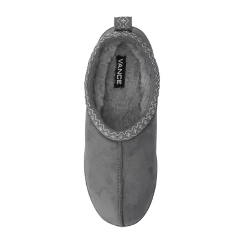Vance Co Mens Round Slip-On Shoe