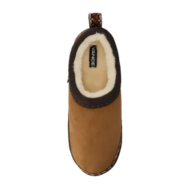 Vance Co Mens Round Closed Toe Slip-On Shoe