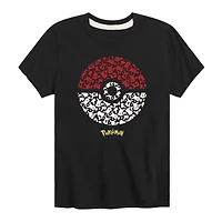 Little & Big Kid Boys Crew Neck Short Sleeve Regular Fit Pokeman Graphic T-Shirt