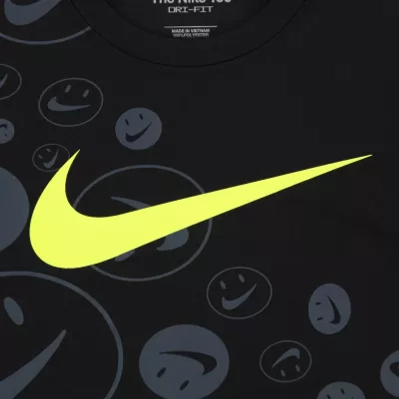 Nike Little Boys Crew Neck Short Sleeve Regular Fit Graphic T-Shirt