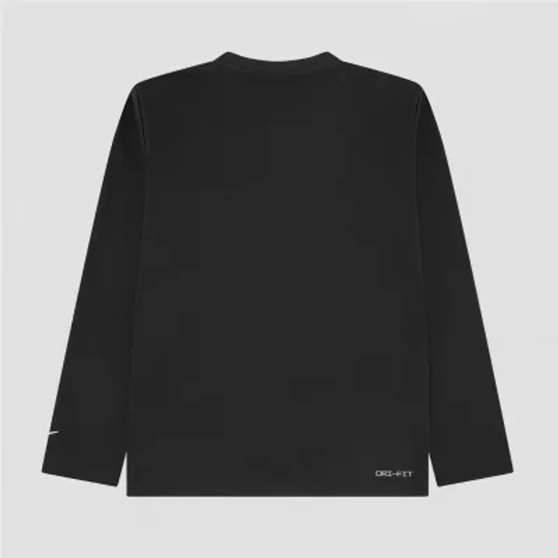 Nike Little Boys Crew Neck Long Sleeve Regular Fit Graphic T-Shirt