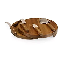 Picnic Time 4-pc. Wood Cheese Board Set