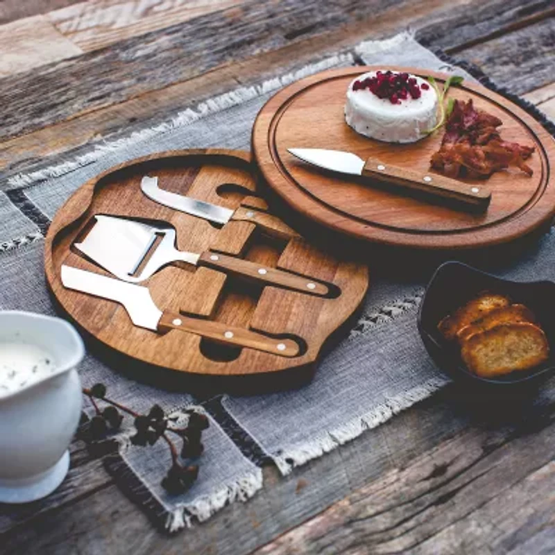 Picnic Time 4-pc. Wood Cheese Board Set