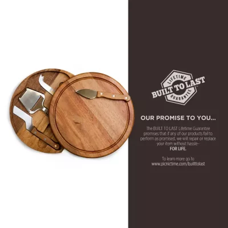 Picnic Time 4-pc. Wood Cheese Board Set