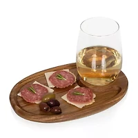 Picnic Time Wood 4-pc. Appetizer Plate