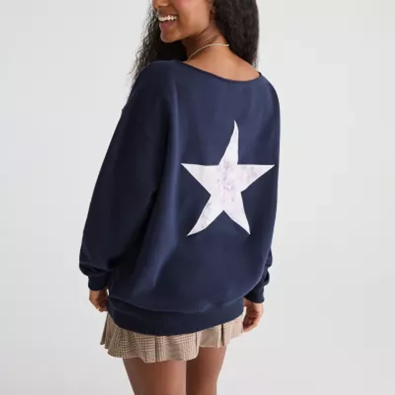 AEROPOSTALE Womens Long Sleeve Juniors Sweatshirt