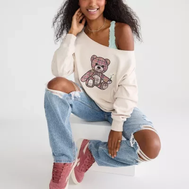 AEROPOSTALE Womens Juniors Long Sleeve Sweatshirt