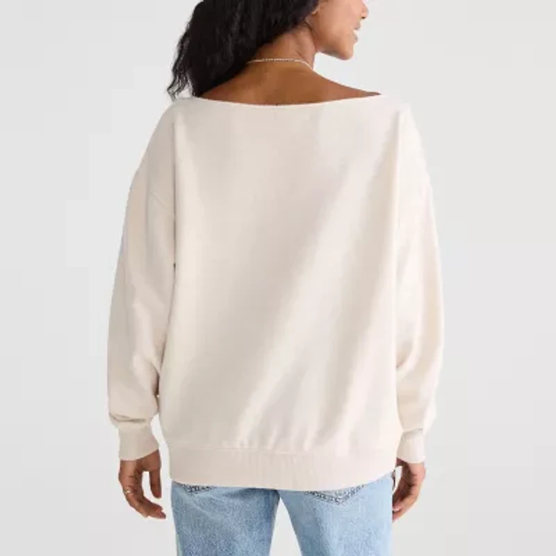AEROPOSTALE Womens Juniors Long Sleeve Sweatshirt
