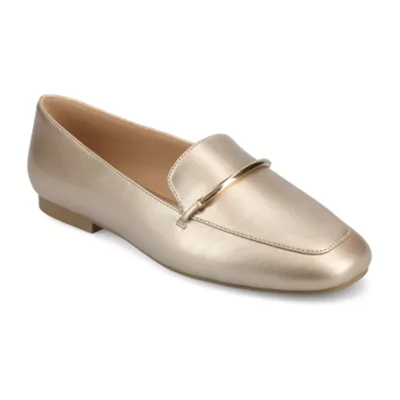 Journee Collection Wrenn Womens Moc Closed Toe Loafers