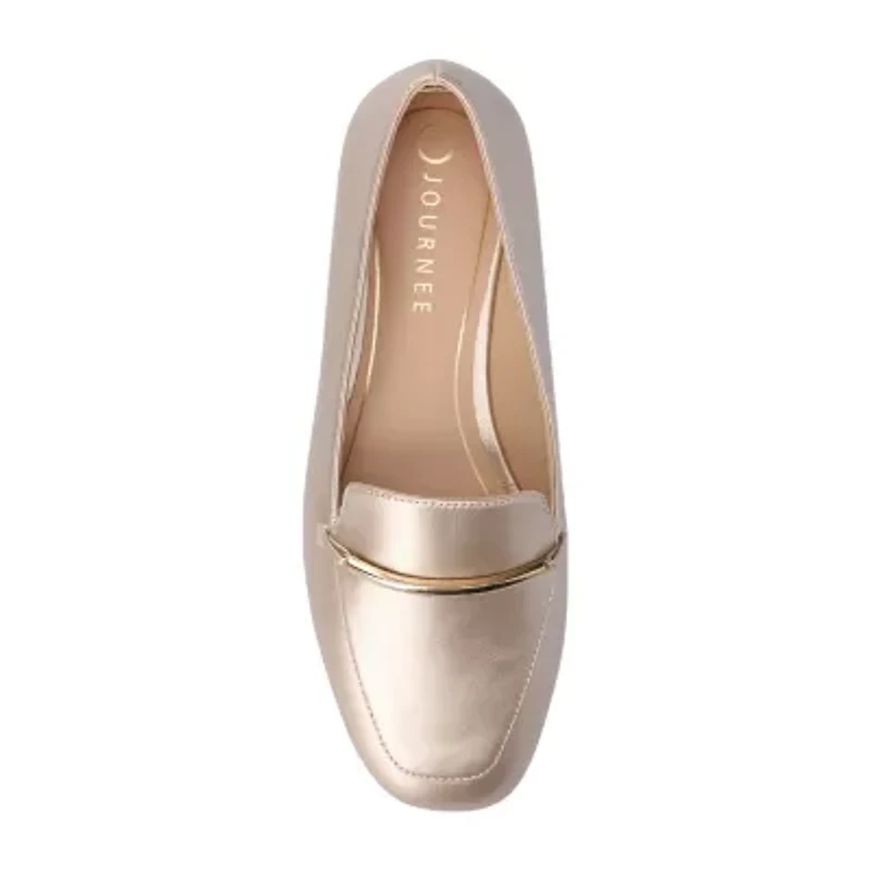 Journee Collection Wrenn Womens Moc Closed Toe Loafers