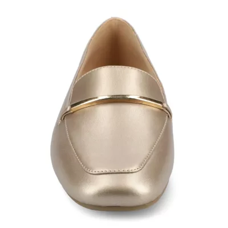 Journee Collection Wrenn Womens Moc Closed Toe Loafers