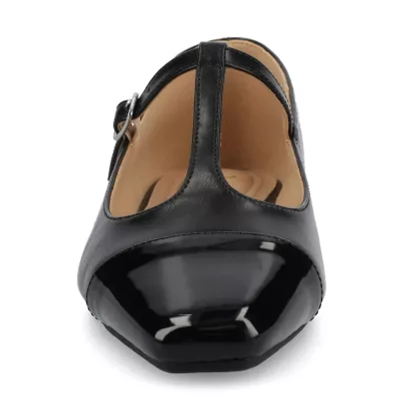 Journee Collection Theah Womens Cap Closed Toe Mary Jane Shoes