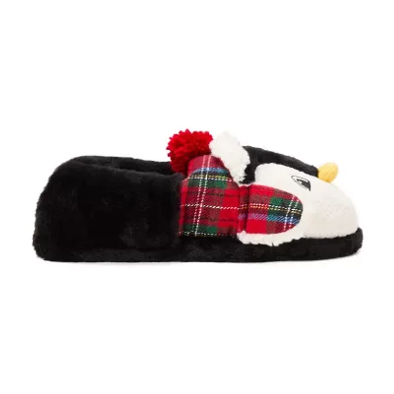 Dearfoams Critter Closed Back Unisex Adult Memory Foam Slip-On Slippers