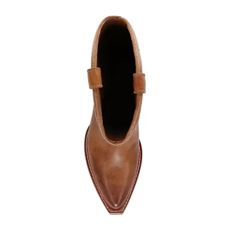 Frye and Co. Womens Irlene Stacked Heel Cowboy Boots
