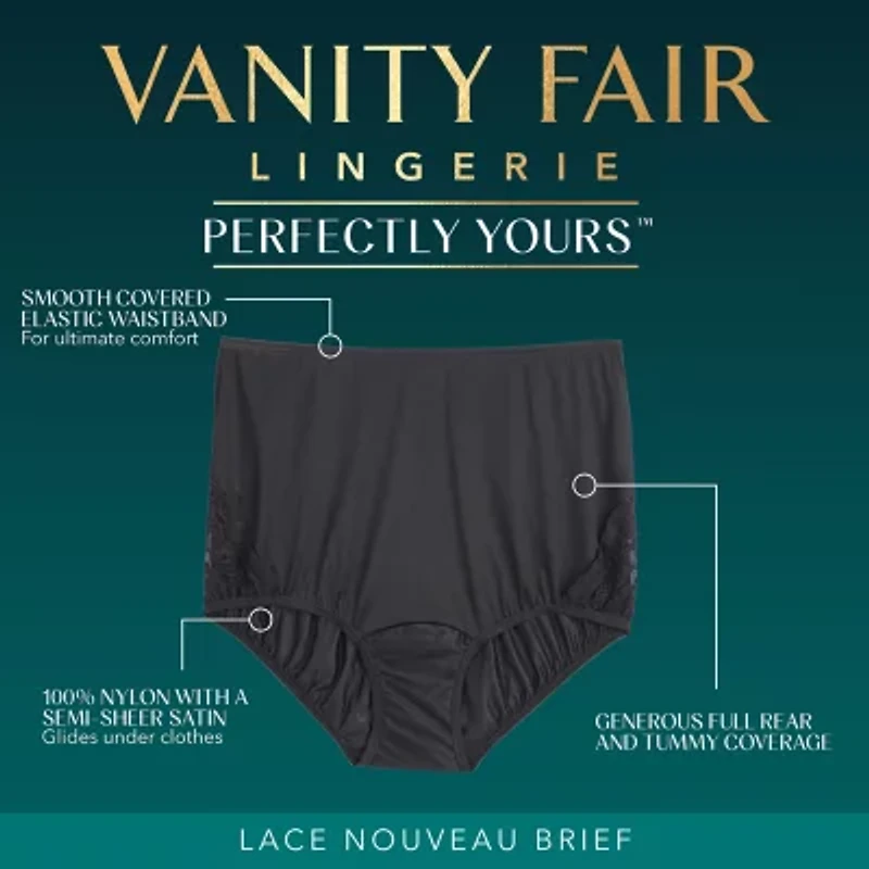 Vanity Fair® Lace Nouveau Nylon Brief - 13001