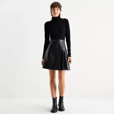 by&by Womens Long Sleeve Sweater Dress Juniors