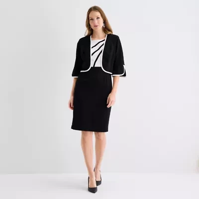Maya Brooke Womens Jacket Dress